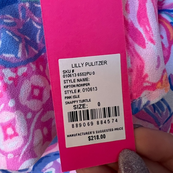 Lilly Pulitzer Kipton One-Shoulder Romper - Picture 3 of 3